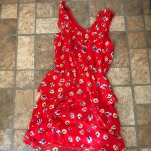 Red floral dress from Target